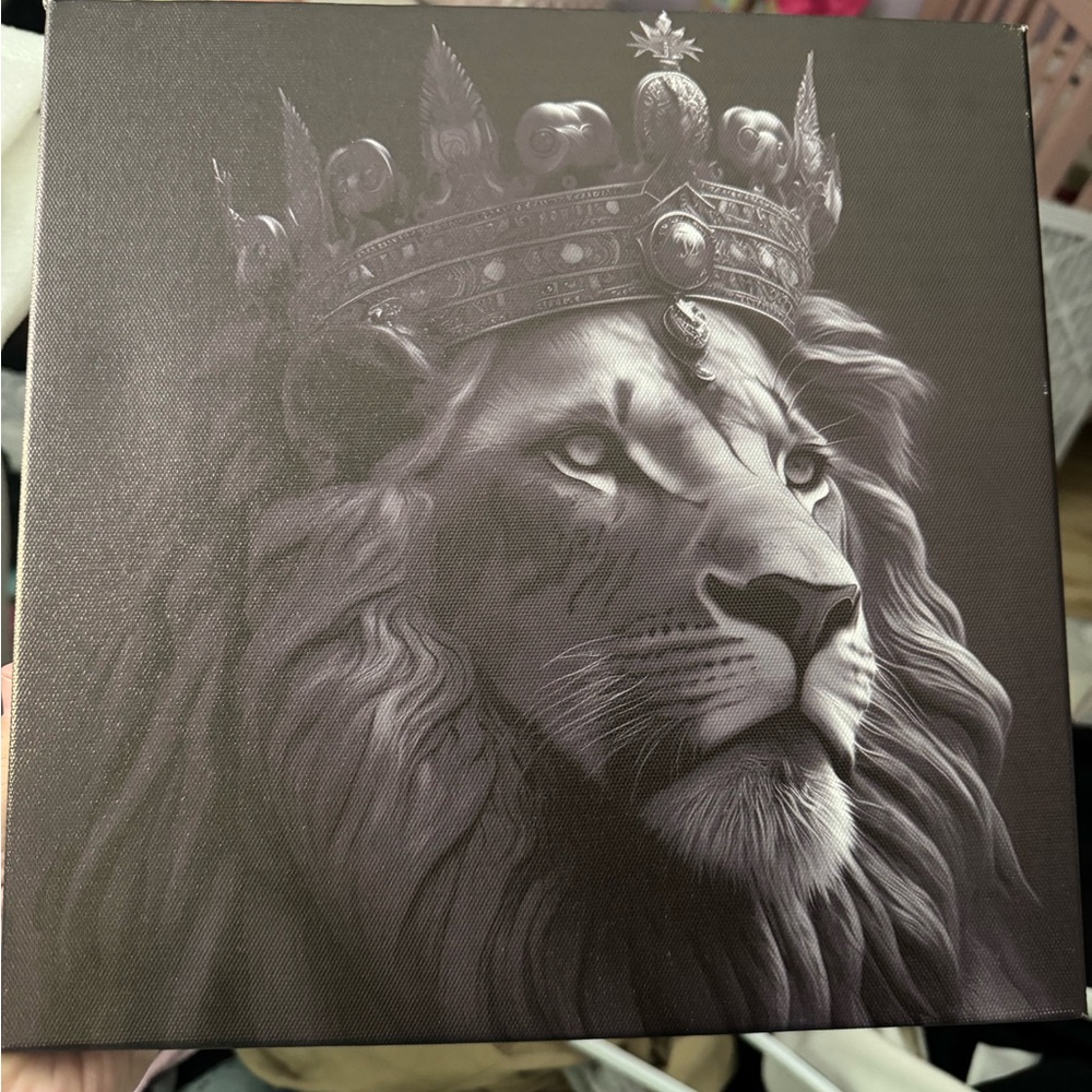 Regal Lion Canvas Art